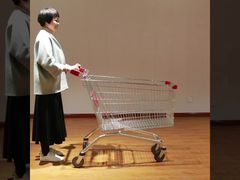 Chariot de magasinage européen