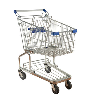Chariot allemand à fil en métal du chariot 125L à achats de supermarché personnalisable