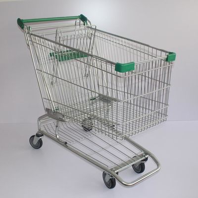 acheter chariot américain à achats en métal de supermarché de série de stockage d'épicerie de la grande capacité 240L online manufacture