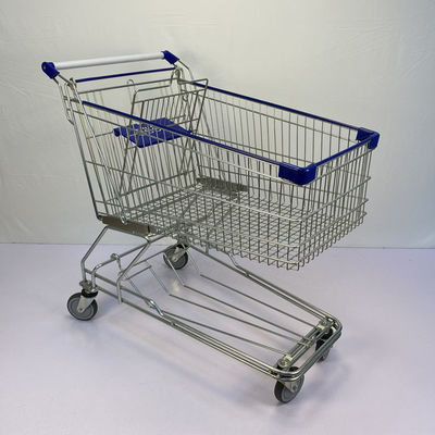 acheter type asiatique de chariot à achats en métal de la capacité élevée Q195 de la capacité 180L online manufacture