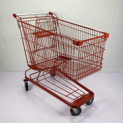 acheter type asiatique chariot de capacité élevée d'épicerie générale 240L à achats en métal d'acier online manufacture