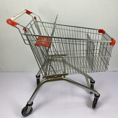 acheter Chariot à achats de supermarché de la CE 125L avec l'entretoise de fil en métal 4
