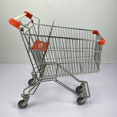 acheter Chariot russe régulier 125L d'épicerie de supermarché de style avec des roues d'unité centrale online manufacture