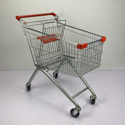 acheter Chariot en acier de chariot à supermarché du style européen 125L Q195 avec le siège d'enfant online manufacture