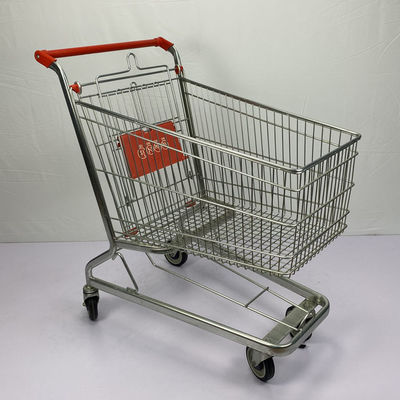 acheter Chariot galvanisé adapté aux besoins du client à achats d'entrepôt de chariot d'épicerie du supermarché 150L online manufacture