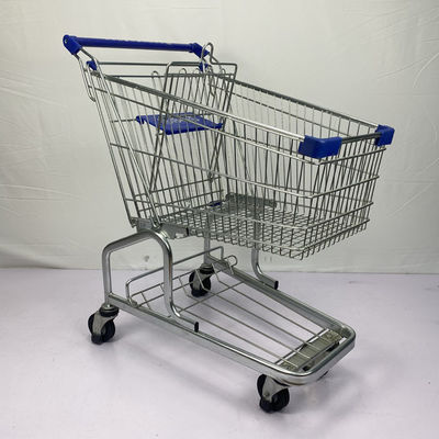acheter Chariot allemand en métal de supermarché de chaîne de magasins de vente au détail de commodité du style 100L avec le fabricant de 3 de lames roues d'ascenseur online manufacture