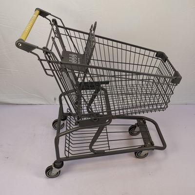 acheter Petit poids léger américain de revêtement de poudre de zinc de chariot à achats du gris 60L online manufacture