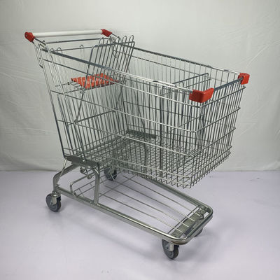 acheter Certificat allemand de GV de chariot d'épicerie de supermarché d'entrepôt de chariot à achats en métal 210L online manufacture