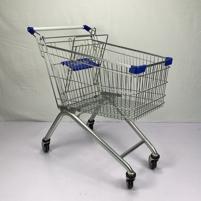 acheter Capacité de chargement en acier de achat européenne régulière du caddie de supermarché du chariot 125L 110Kg online manufacture