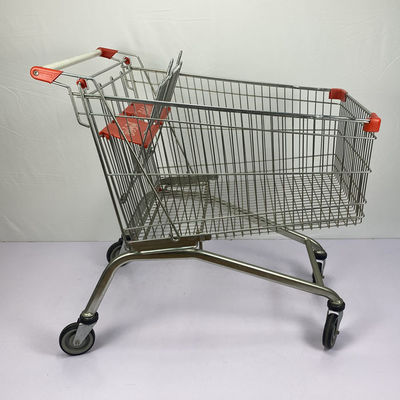 acheter Grand chariot superbe à caddie en métal 275L avec de doubles sièges pliables d'enfant online manufacture