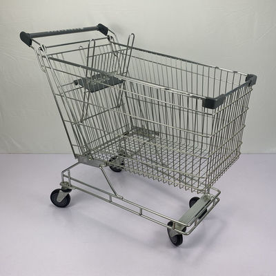 acheter Chariot australien à achats en métal de supermarché de chariot d'épicerie de supermarché du gris 240L online manufacture