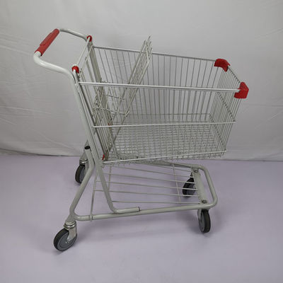 acheter Chariot blanc à achats de supermarché de boutique du revêtement 100L de poudre avec des roues de Tente TPR online manufacture