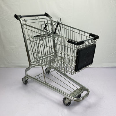 acheter Capacité de chargement américaine du chariot 110Kgs à épicerie en métal de style avec Logo Advertising Version online manufacture