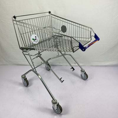 acheter La charette à bras pour le transport handicapé d'épicerie de chariot à achats de supermarché peut logo personnalisable online manufacture