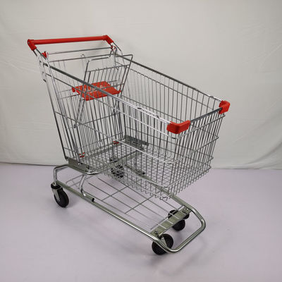 acheter grand chariot de chariot à supermarché du panier 210L personnalisable avec 5