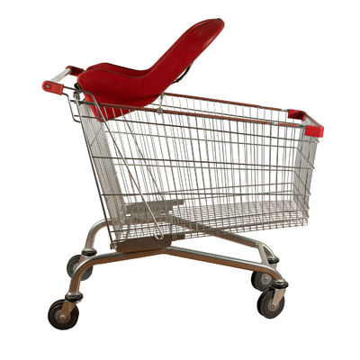 acheter chariot d'épicerie de supermarché de panier en métal 200L avec le salon d'éponge de bébé online manufacture