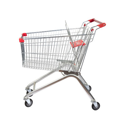 acheter ODM d'OEM européen de chariot à panier à provisions de supermarché de chariot à achats en métal 125L online manufacture