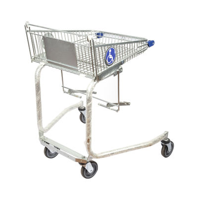 acheter Le chariot handicapé à achats en métal a handicapé des chariots avec la roulette d'escalator online manufacture