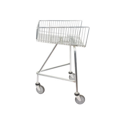 acheter Le chariot peu profond à achats de chariot handicapé avec des roues d'escalator poussent le long de galvaniser online manufacture