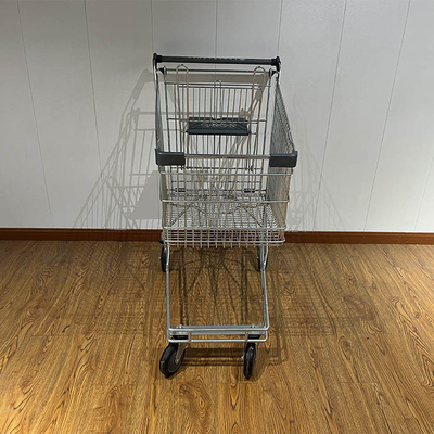 acheter 125L Australian supermarket shopping cart with grey plastic parts chain store shopping cart CE online manufacture
