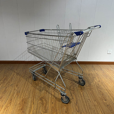 acheter Chariot de supermarché australien de type 180L, modèle standard, divers, le plus vendu, avec plastique gris et roues de 5 pouces online manufacture