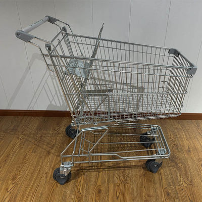 acheter 150L Store storage Chromed Asian Markte Supermarket Shopping Trolley
 online manufacture
