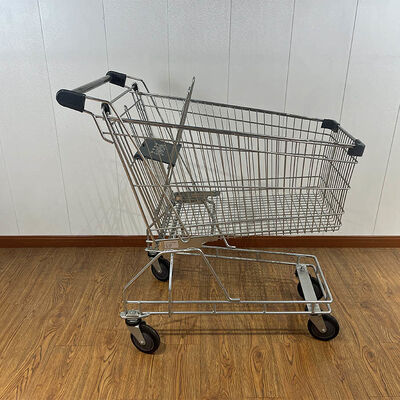 acheter Factory Whosale Australian Style Supermarket Shopping Trolley Hand Push Cart fabrication en ligne