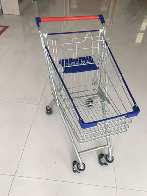 Chine Caddies à roues par métal de supermarché avec les pièces en plastique UV de sécurité anti- usine